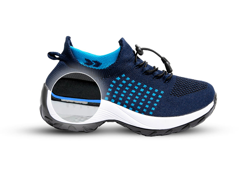 Ortho stretch Cushion Shoes - Black