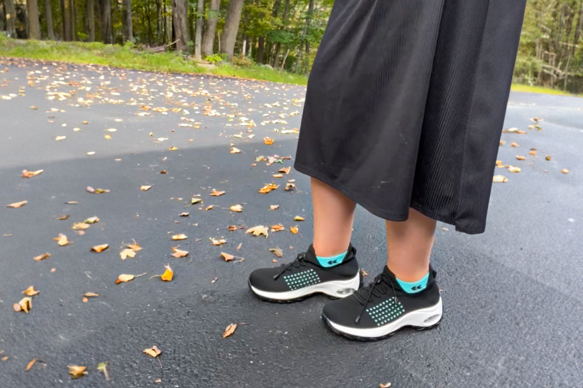 Ortho stretch Cushion Shoes - blue