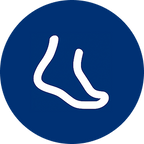 Ortho stretch Cushion Shoes - Black