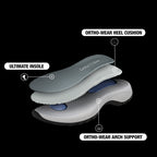 Ortho stretch Cushion Shoes - Black