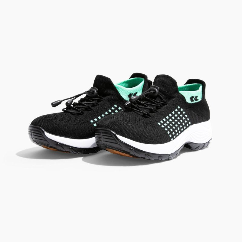 Ortho stretch Cushion Shoes - Black