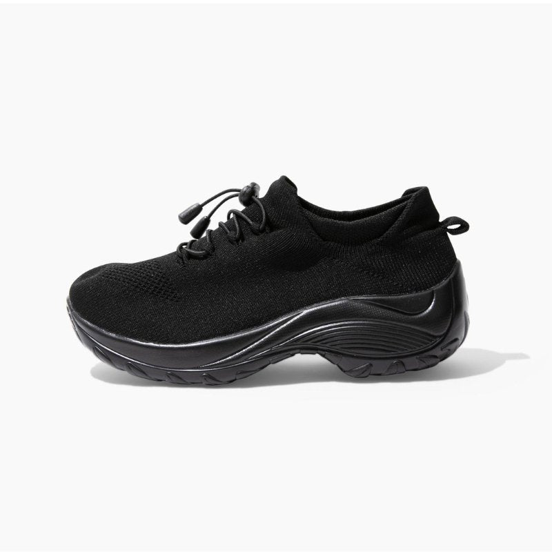 Ortho stretch Cushion Shoes - Black