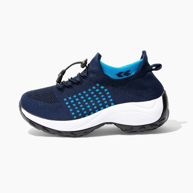 Ortho stretch Cushion Shoes - Black