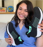 Ortho stretch Cushion Shoes - blue